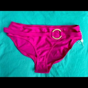 Figleaves brand (from UK) bikini bottom-NEW, size 12 HOT PINK